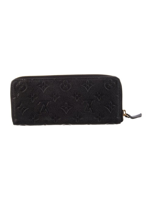 Louis Vuitton LV Monogram Empreinte Leather Clemence Wallet