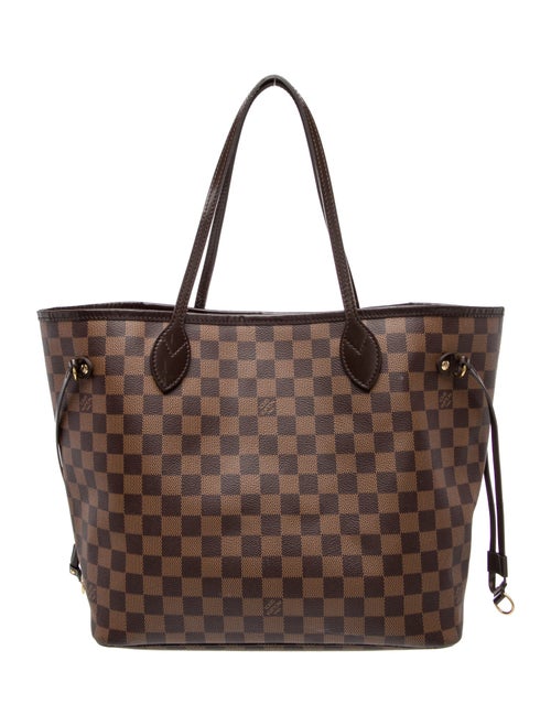 Louis Vuitton Damier Ebene Neverfull w/Pouch MM