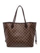 Louis Vuitton Damier Ebene Neverfull w/Pouch MM
