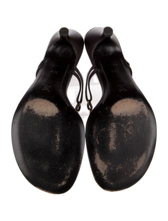 Louis Vuitton LV Monogram Leather Slides