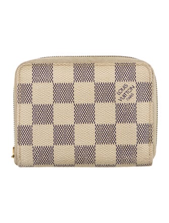 Louis Vuitton 2008 Damier Azur Pattern Zippy Coin Purse