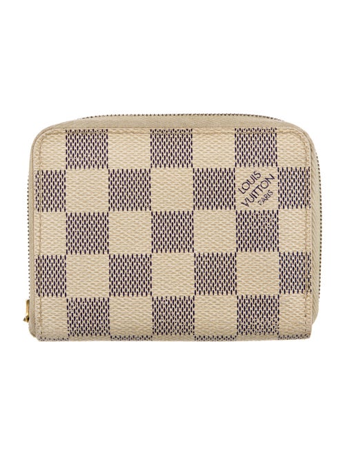 Louis Vuitton 2008 Damier Azur Pattern Zippy Coin Purse
