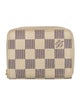 Louis Vuitton 2008 Damier Azur Pattern Zippy Coin Purse