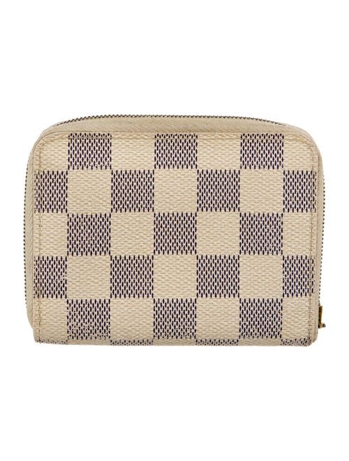 Louis Vuitton 2008 Damier Azur Pattern Zippy Coin Purse