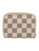Louis Vuitton 2008 Damier Azur Pattern Zippy Coin Purse