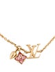 Louis Vuitton Crystal Loulougram Charm Bracelet