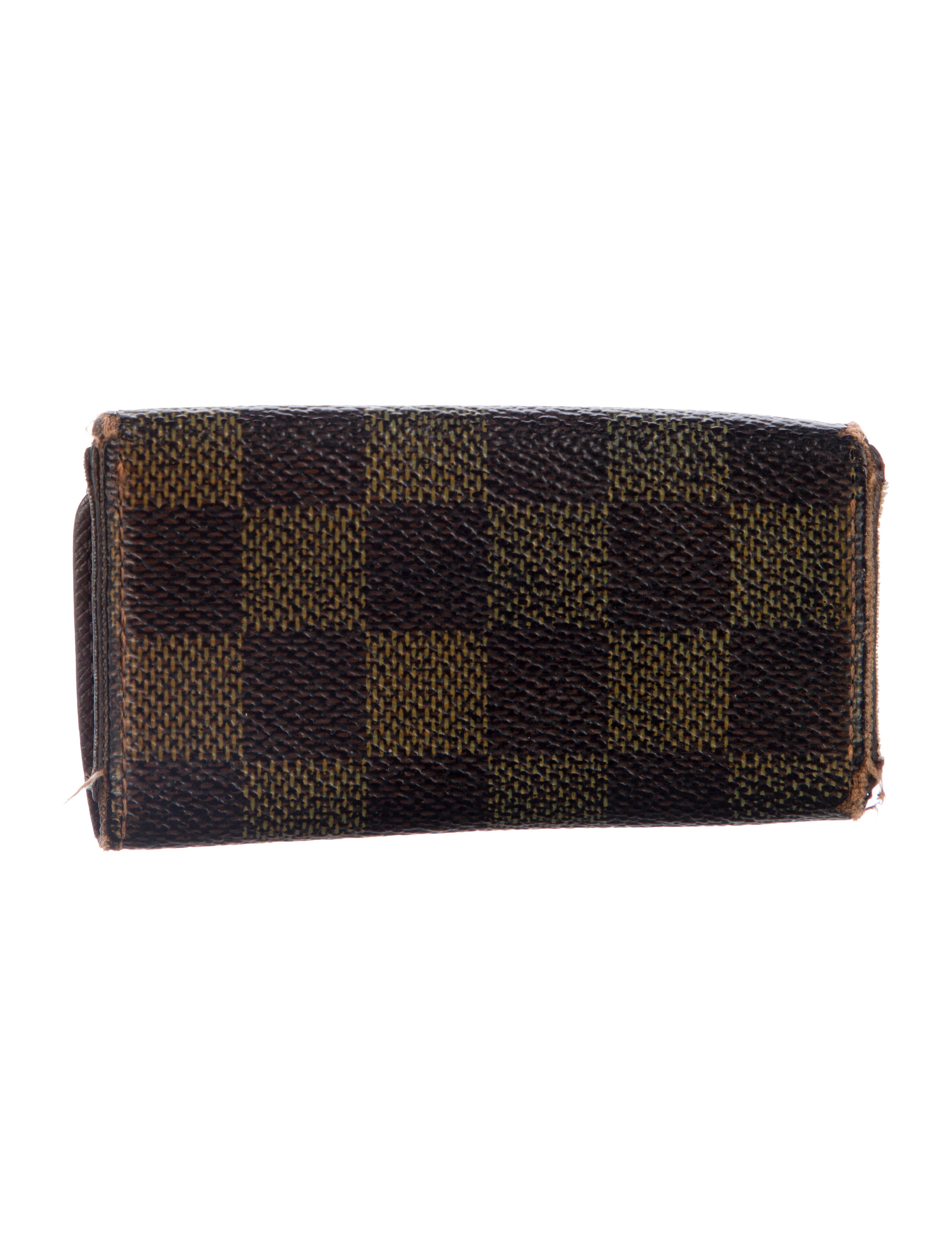 Louis Vuitton Vintage Damier Ebene Pattern Key Holder