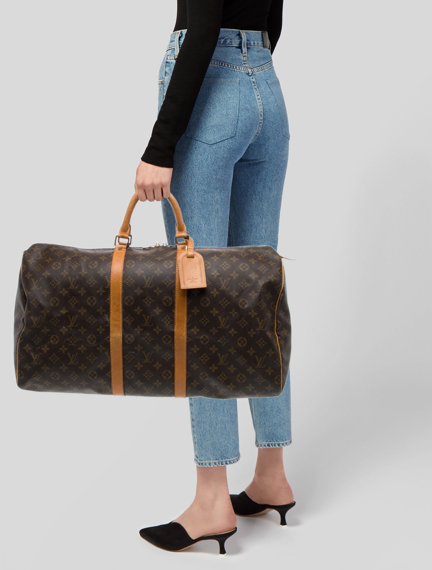 Louis Vuitton LV Monogram Keepall 55