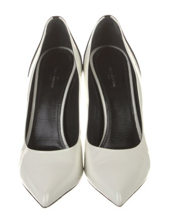 Louis Vuitton Monogram Pattern Patent Leather Pumps