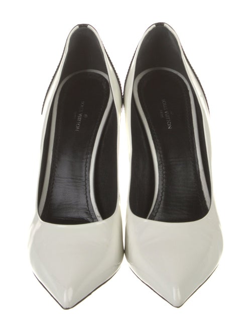 Louis Vuitton Monogram Pattern Patent Leather Pumps