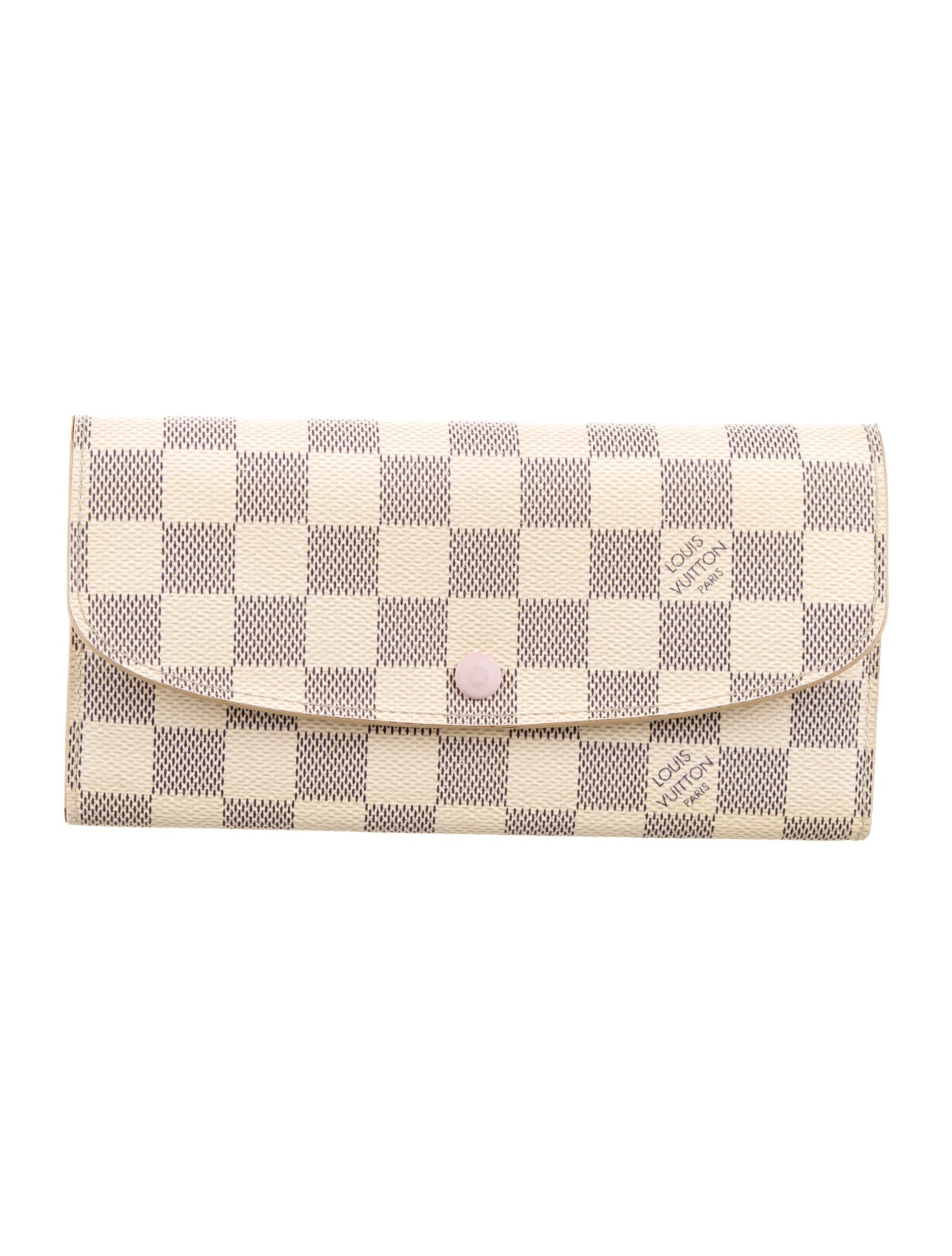 Louis Vuitton 2018 Damier Azur Pattern Emilie Wallet