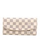 Louis Vuitton 2018 Damier Azur Pattern Emilie Wallet