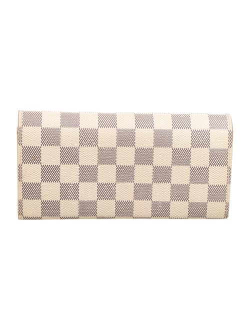 Louis Vuitton 2018 Damier Azur Pattern Emilie Wallet