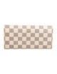 Louis Vuitton 2018 Damier Azur Pattern Emilie Wallet