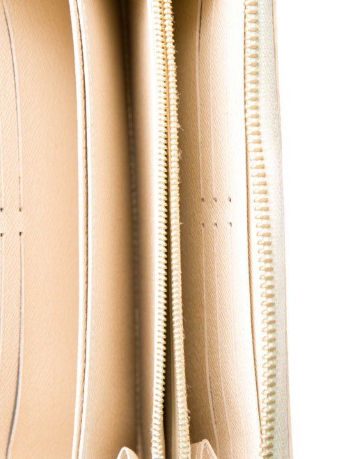 Louis Vuitton Damier Azur Pattern Coated Canvas Zippy Wallet