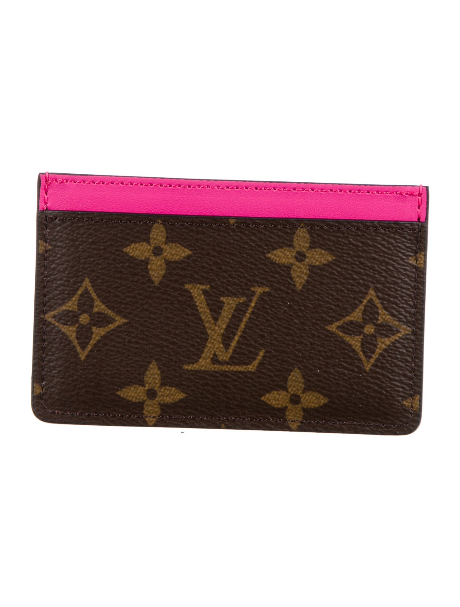 Louis Vuitton LV Monogram Coated Canvas Card Case