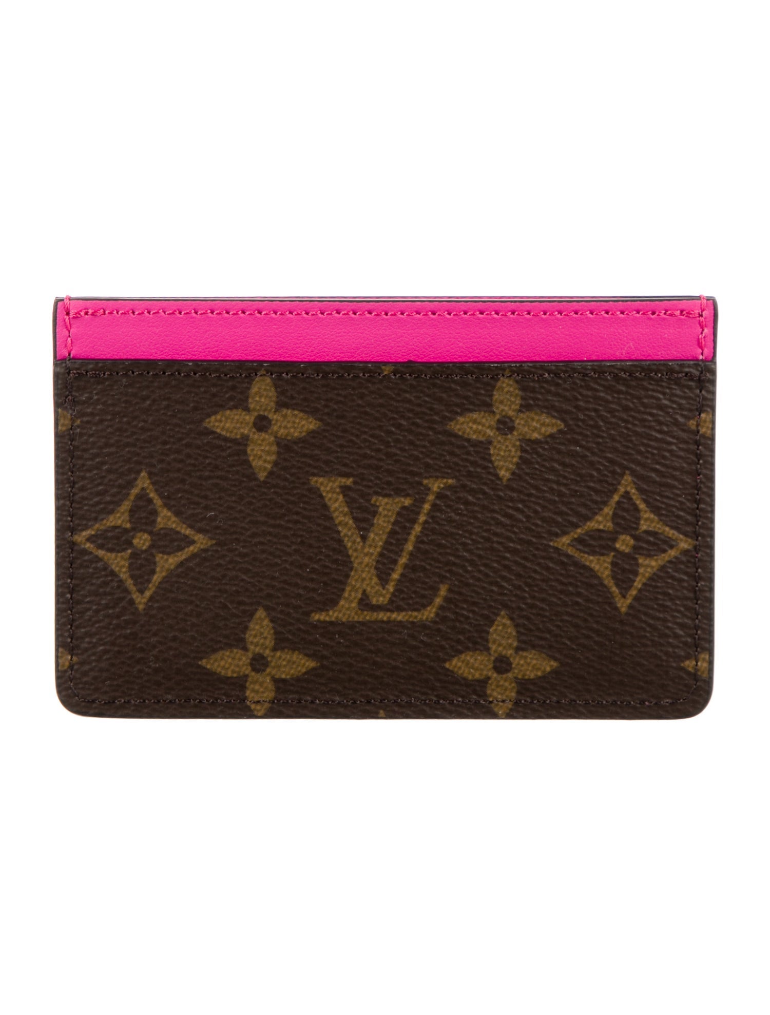Louis Vuitton LV Monogram Coated Canvas Card Case