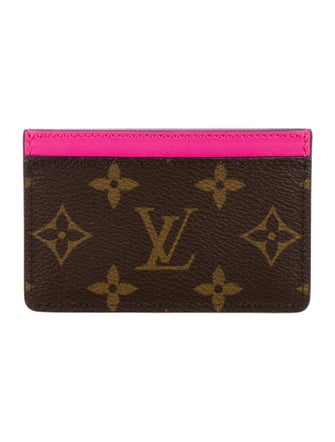 Louis Vuitton LV Monogram Coated Canvas Card Case