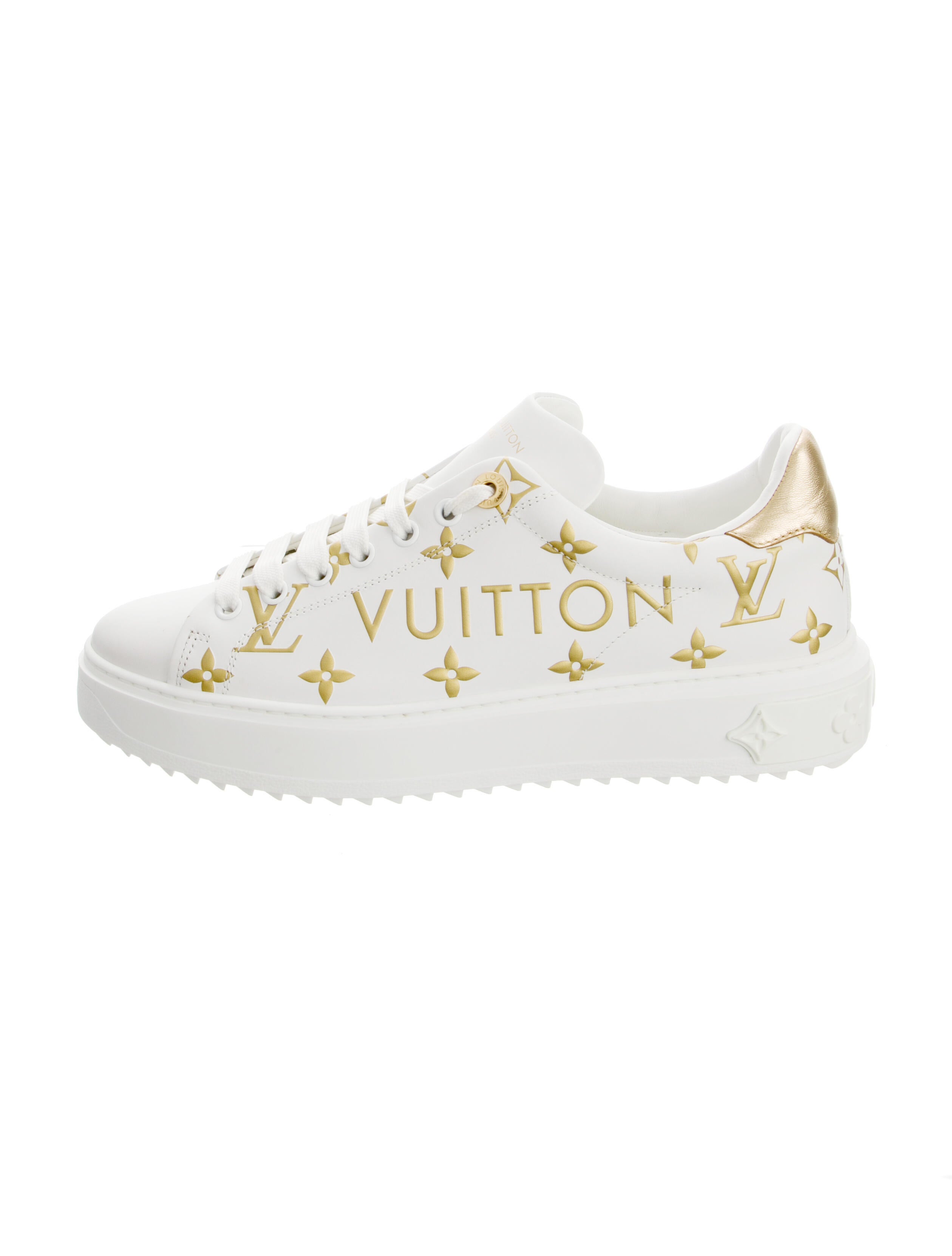 Louis Vuitton LV Monogram Leather Sneakers w/ Tags