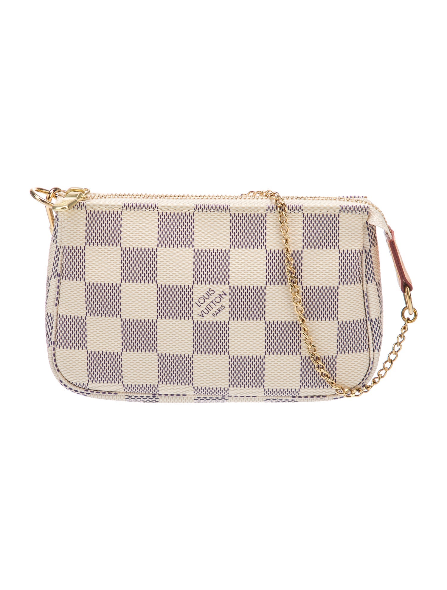 Louis Vuitton Damier Azur Pochette Mini w/ Tags