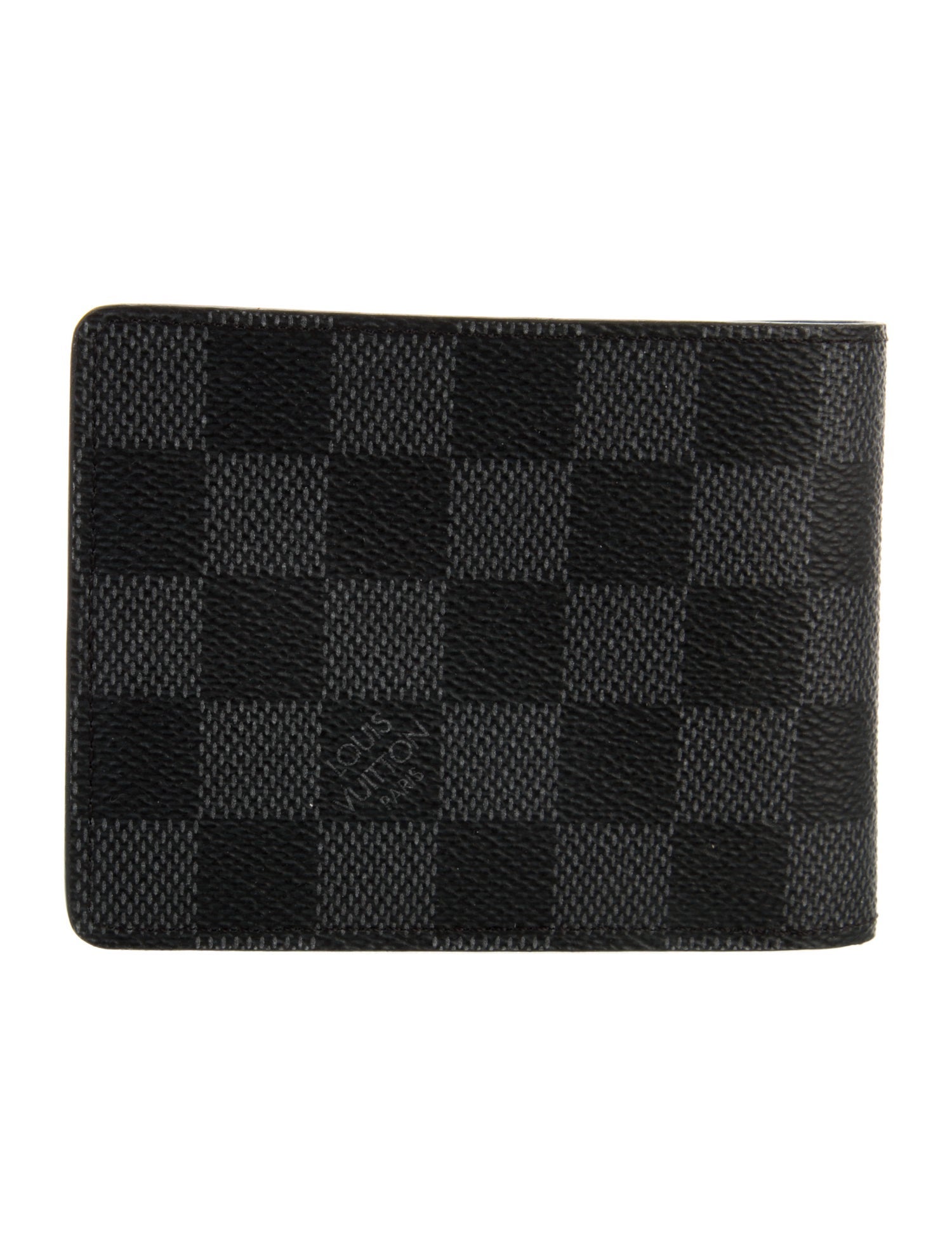 Louis Vuitton 2018 Damier Graphite Pattern Bifold Wallet