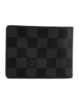 Louis Vuitton 2018 Damier Graphite Pattern Bifold Wallet