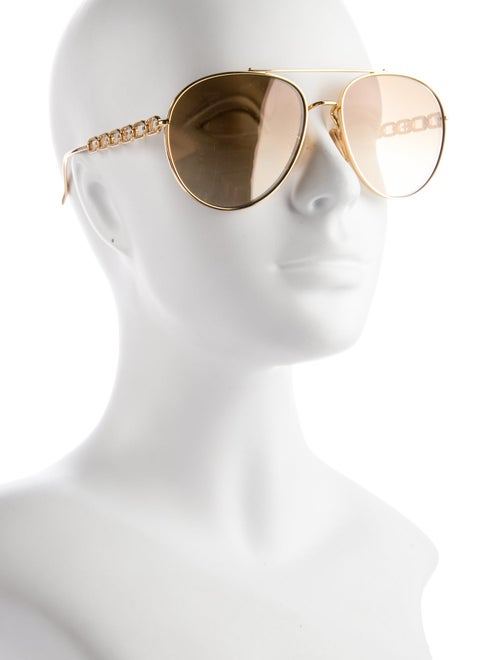 Louis Vuitton 2023 My LV Chain Pilot Sunglasses