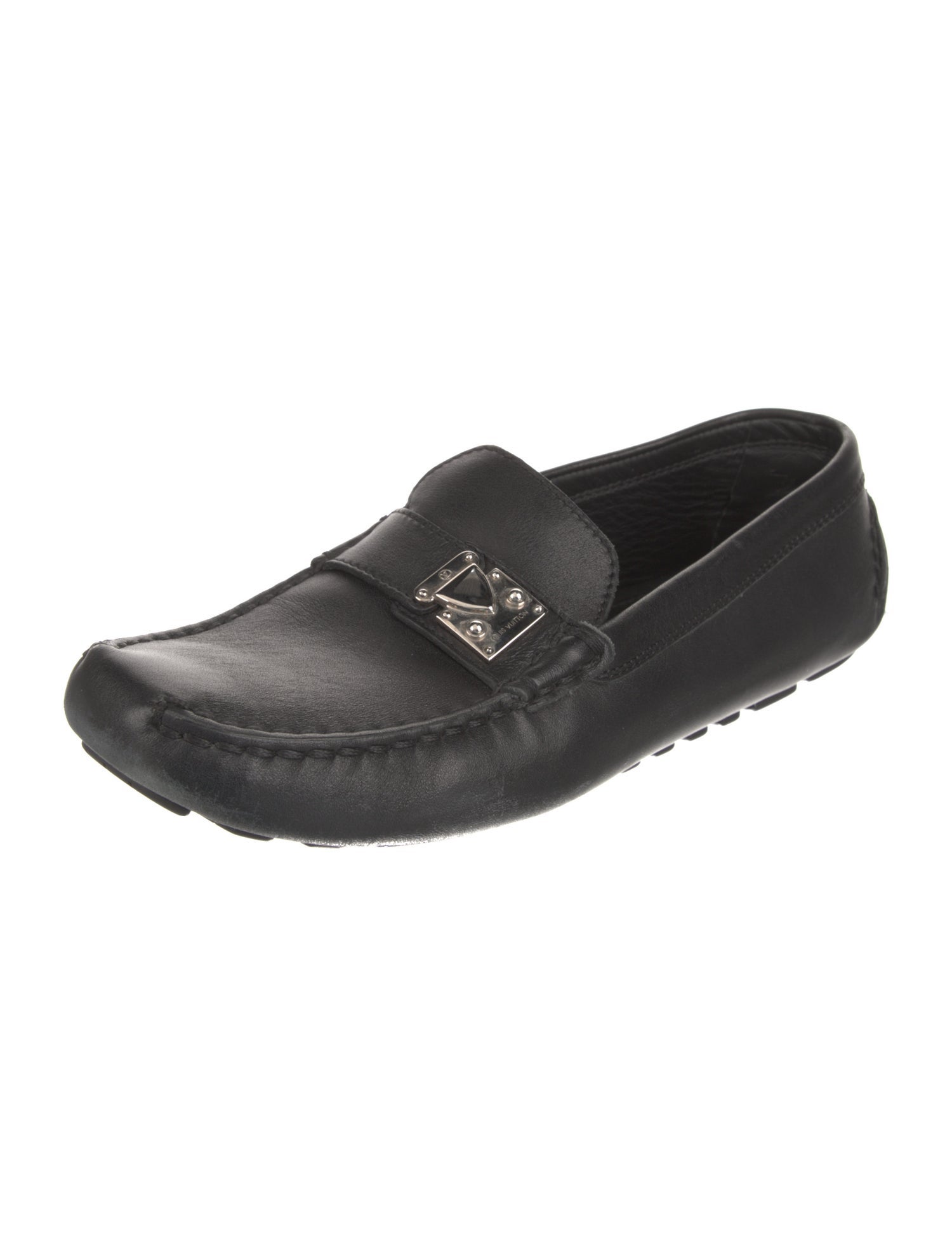 Louis Vuitton LV Monogram Leather Loafers