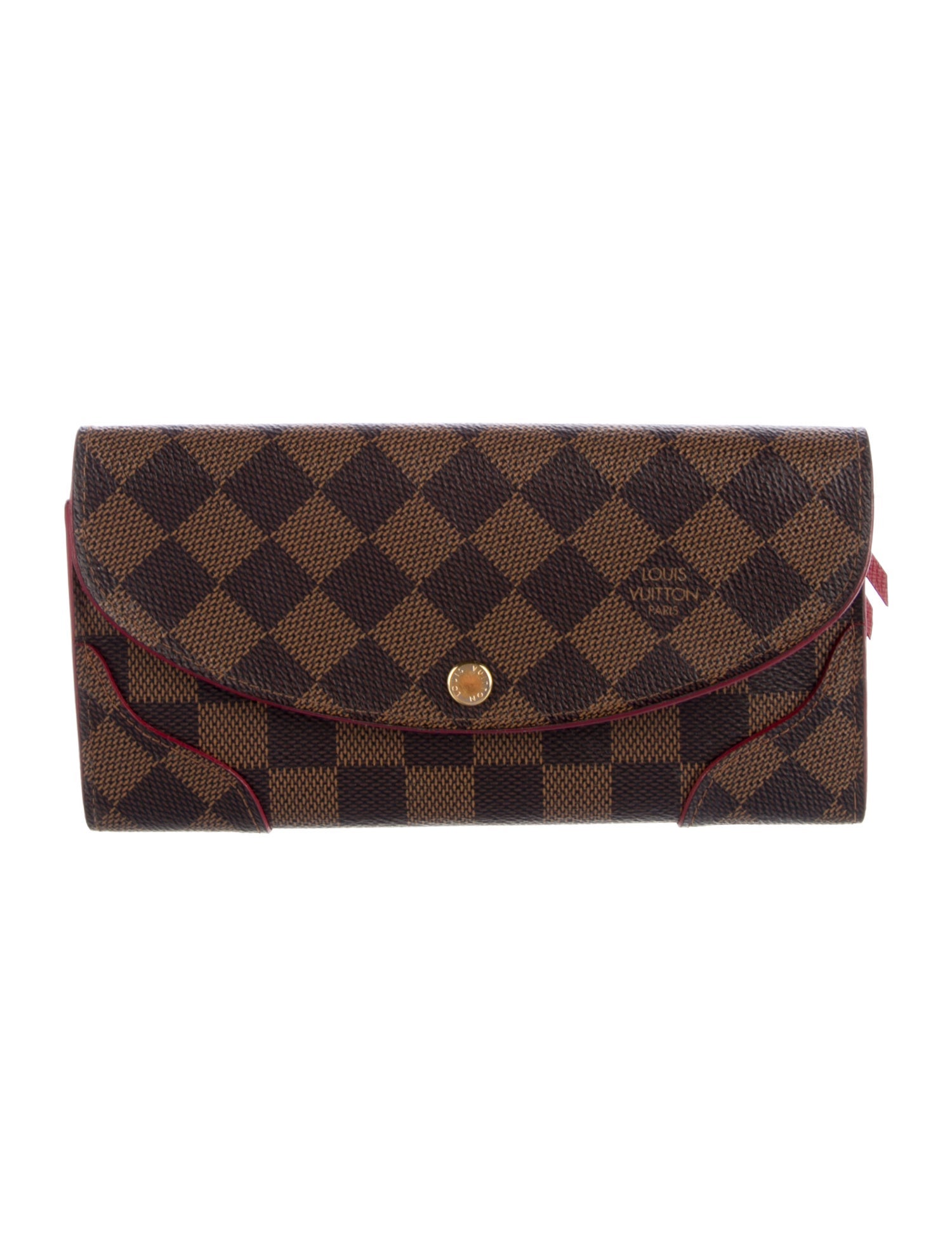 Louis Vuitton Damier Ebene Pattern Coated Canvas Caïssa Wallet