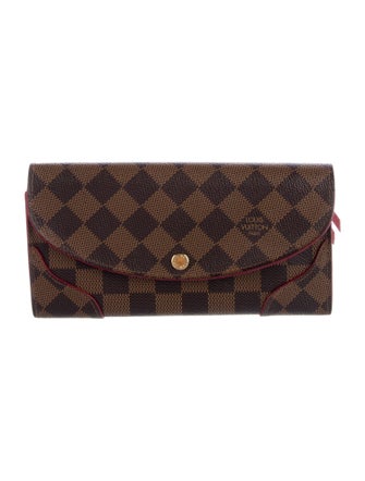 Louis Vuitton Damier Ebene Pattern Coated Canvas Caïssa Wallet