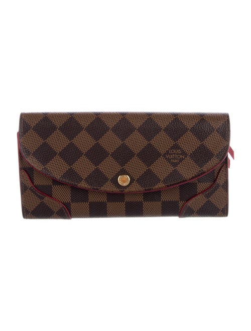 Louis Vuitton Damier Ebene Pattern Coated Canvas Caïssa Wallet