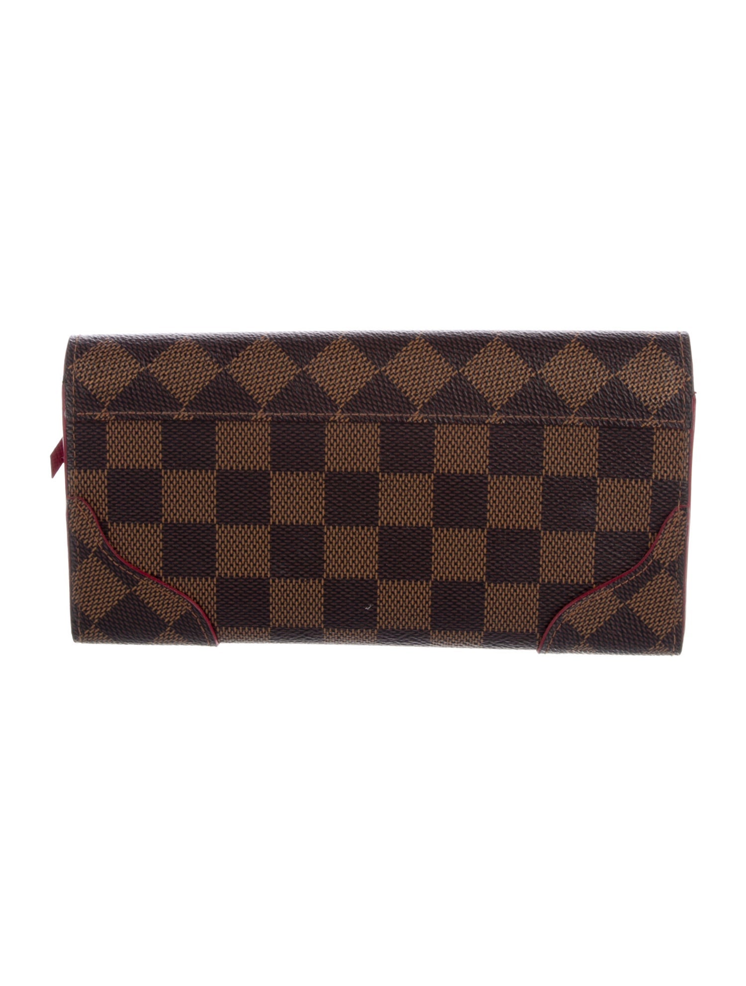 Louis Vuitton Damier Ebene Pattern Coated Canvas Caïssa Wallet