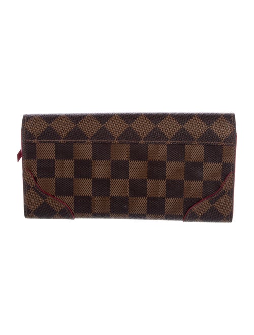 Louis Vuitton Damier Ebene Pattern Coated Canvas Caïssa Wallet