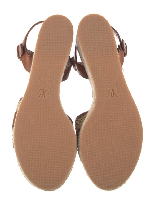 Louis Vuitton Leather Espadrilles