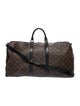 Louis Vuitton Coated Canvas Keepall Bandouliere 55
