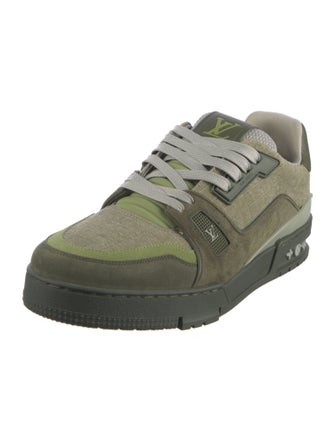 Louis Vuitton LV Monogram Suede Sneakers