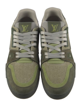 Louis Vuitton LV Monogram Suede Sneakers