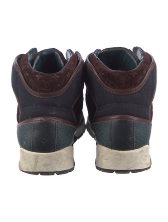Louis Vuitton LV Monogram Suede Sneakers