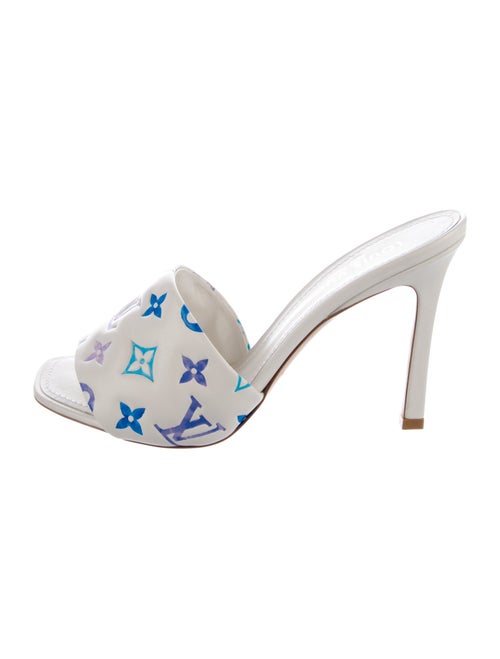 Louis Vuitton LV Monogram Leather Slides