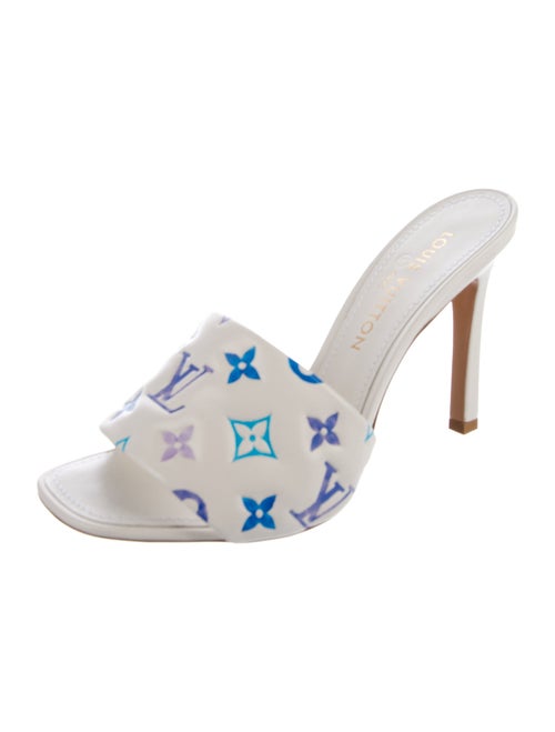 Louis Vuitton LV Monogram Leather Slides