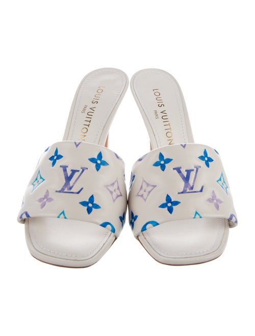 Louis Vuitton LV Monogram Leather Slides