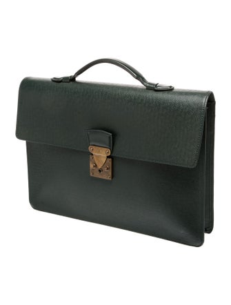 Louis Vuitton Taiga Leather Briefcase