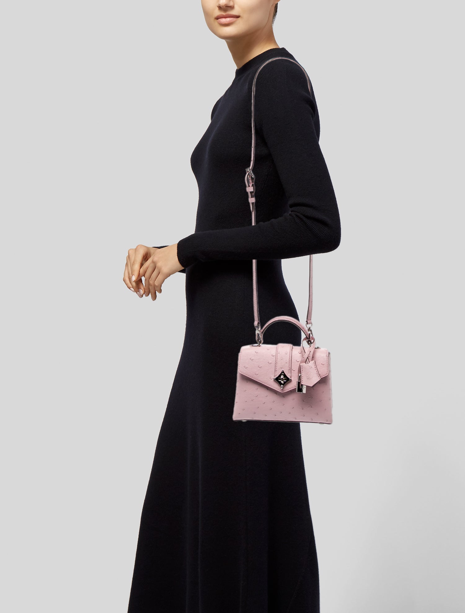 Louis Vuitton Ostrich Rose Des Vents Mini