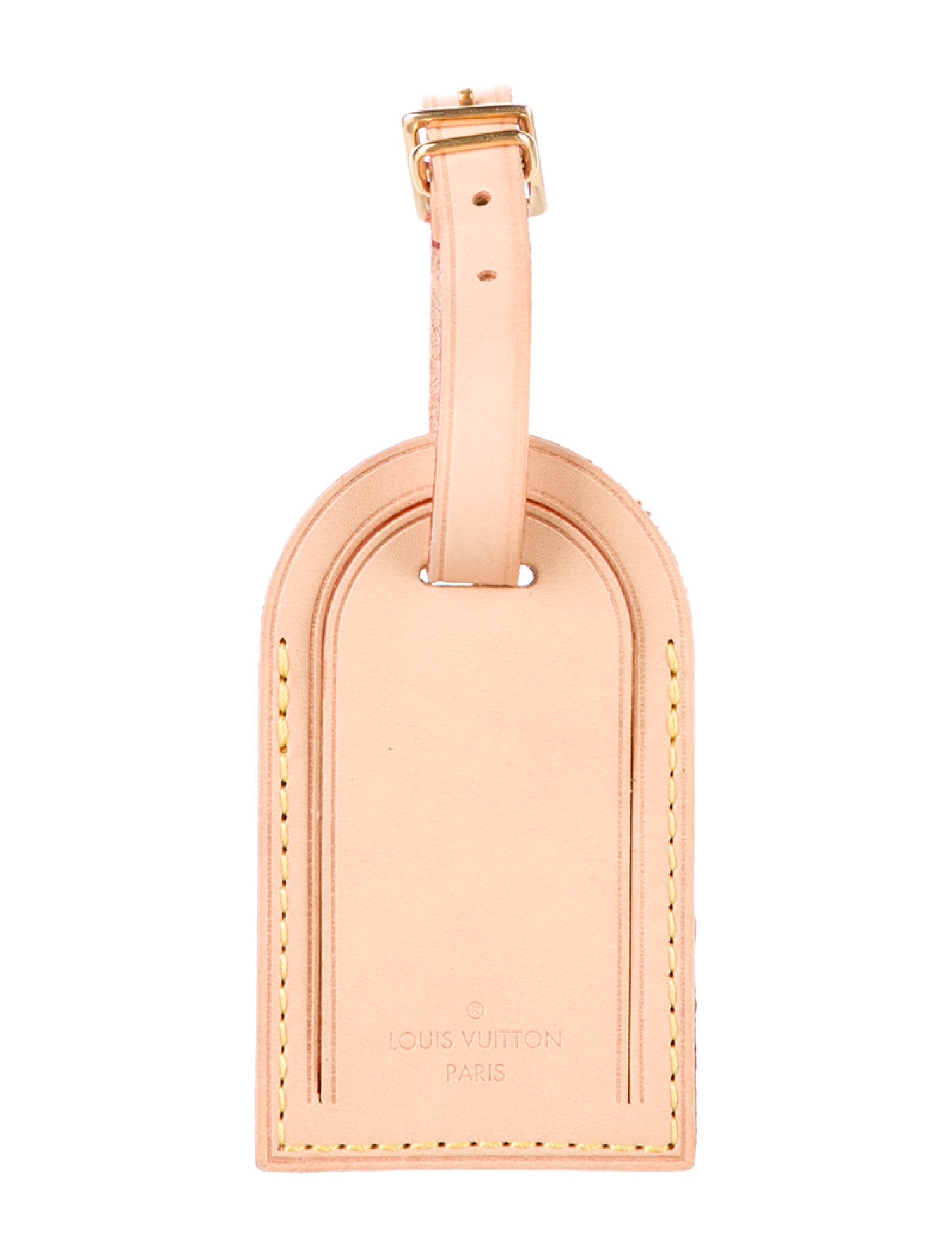Louis Vuitton Vachetta Leather Mini Luggage Tag