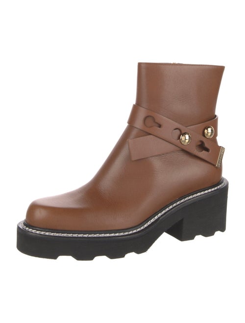 Louis Vuitton Leather Moto Boots