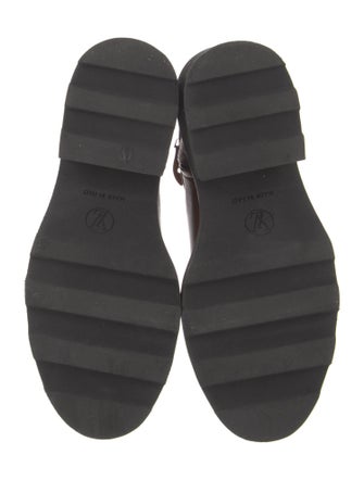 Louis Vuitton Leather Moto Boots