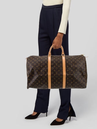 Louis Vuitton LV Monogram Keepall 55