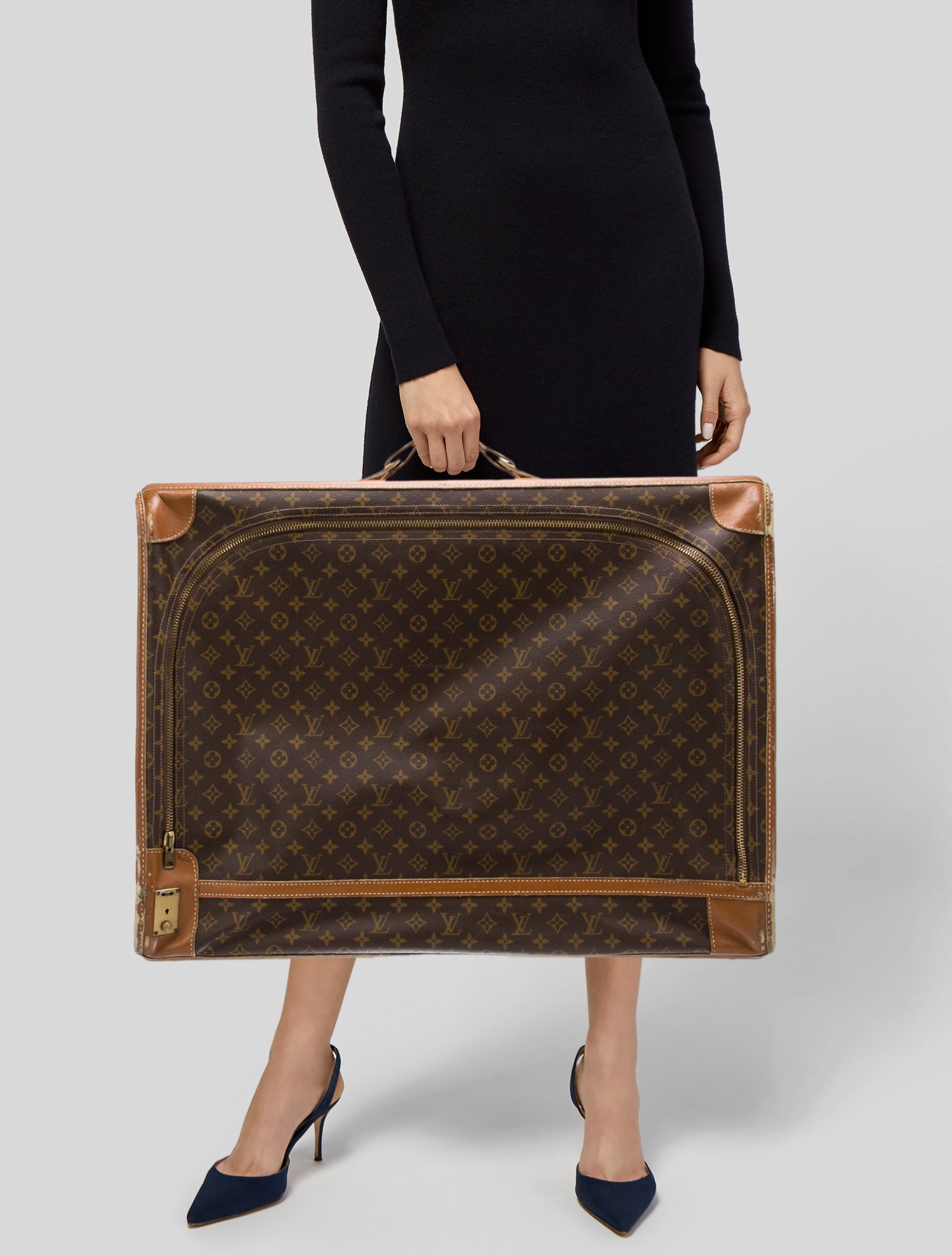 Louis Vuitton LV Monogram The French Company Pullman 70 Vintage