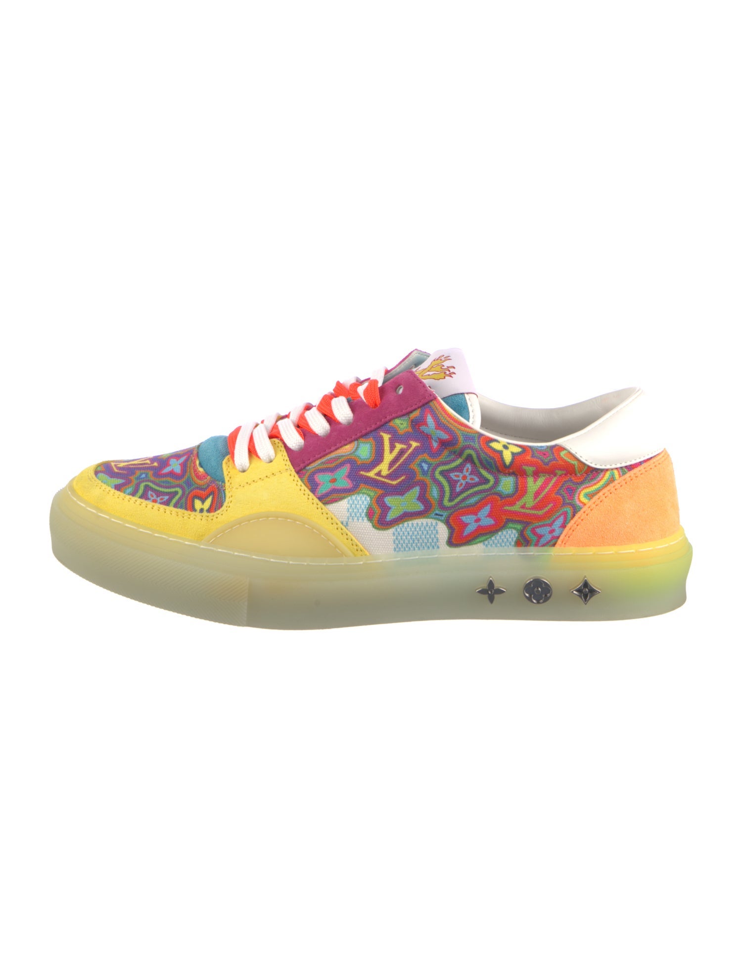 Louis Vuitton Signature Logo Canvas Athletic Sneakers