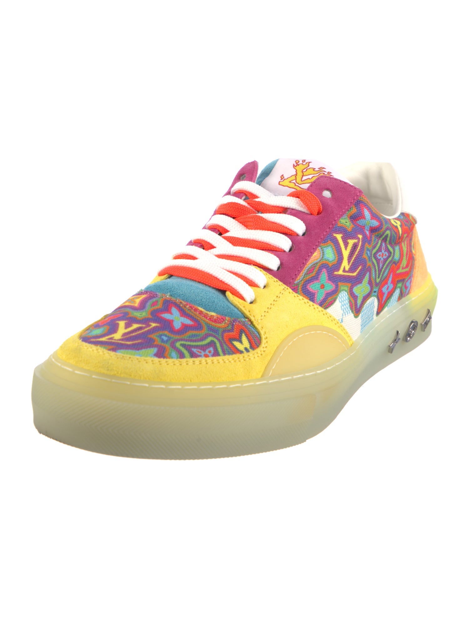 Louis Vuitton Signature Logo Canvas Athletic Sneakers